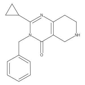 3-Benzyl-2-cyclopropyl-5,6,7,8-tetrahydropyrido[4,3-d]pyrimidin-4(3H)-one Structure