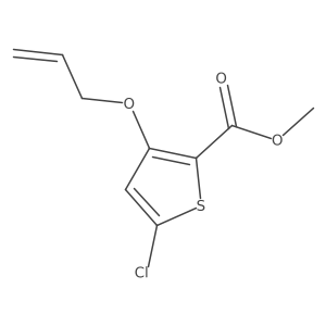 Methyl 3-(allyloxy)-5-chlorothiophene-2-carboxylate Structure
