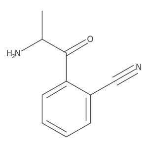 2-(2-Aminopropanoyl)benzonitrile Structure