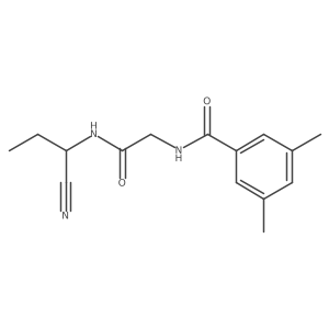 N-(1-cyanopropyl)-2-[(3,5-dimethylphenyl)formamido]acetamide结构式