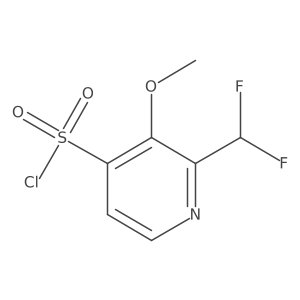 2-(Difluoromethyl)-3-methoxypyridine-4-sulfonyl chloride Structure