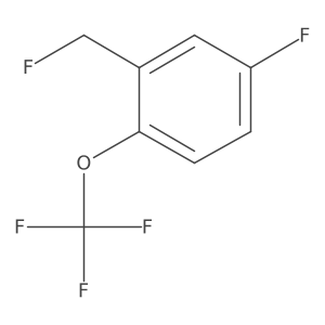 1-Fluoro-3-fluoromethyl-4-(trifluoromethoxy)benzene Structure