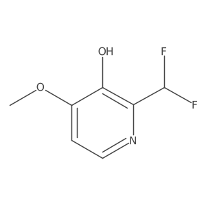 2-(Difluoromethyl)-3-hydroxy-4-methoxypyridine Structure