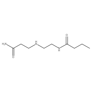 Butanamide, N-[2-[(3-amino-3-oxopropyl)amino]ethyl]- Structure