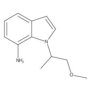 1-(1-methoxypropan-2-yl)-1H-indol-7-amine Structure