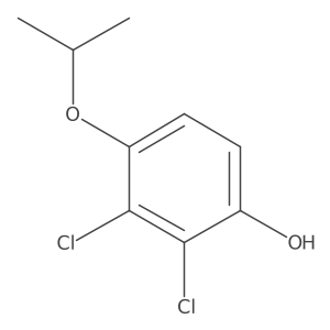 2,3-Dichloro-4-(propan-2-yloxy)phenol Structure