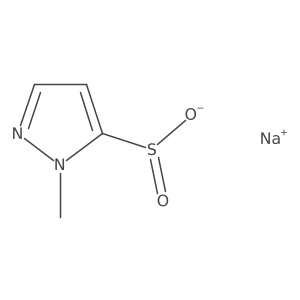 Sodium 1-methyl-1H-pyrazole-5-sulfinate Structure