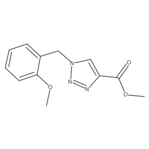 methyl 1-[(2-methoxyphenyl)methyl]-1H-1,2,3-triazole-4-carboxylate Structure
