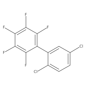 2',5'-Dichloro-2,3,4,5,6-pentafluoro-biphenyl结构式