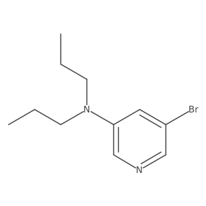 5-Bromo-N,N-dipropyl-3-pyridinamine Structure
