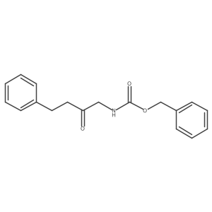 benzyl N-(2-oxo-4-phenylbutyl)carbamate结构式
