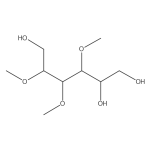 2,3,4-Tri-O-methyl-D-galactitol Structure