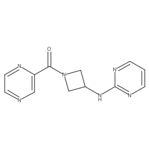 Pyrazin-2-yl(3-(pyrimidin-2-ylamino)azetidin-1-yl)methanone Structure