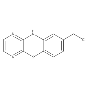 8-Chloromethyl-10H-pyrazino[2,3-b][1,4]benzothiazine Structure
