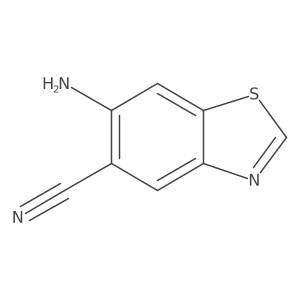 5-Benzothiazolecarbonitrile, 6-amino-结构式