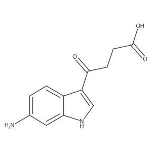4-(6-Amino-1H-indol-3-yl)-4-oxobutanoic acid Structure