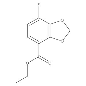 Ethyl 7-Fluorobenzo[d][1,3]dioxole-4-carboxylate Structure
