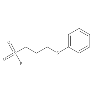 3-(Phenylsulfanyl)propane-1-sulfonyl fluoride结构式