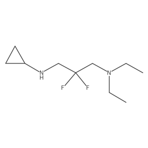 N-[3-(diethylamino)-2,2-difluoropropyl]cyclopropanamine Structure