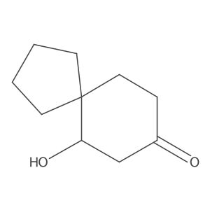 10-Hydroxyspiro[4.5]decan-8-one Structure