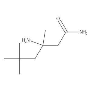 3-Amino-3,5,5-trimethylhexanamide结构式