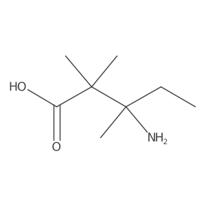 3-Amino-2,2,3-trimethylpentanoic acid Structure