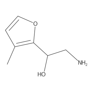 (1R)-2-amino-1-(3-methylfuran-2-yl)ethan-1-ol Structure