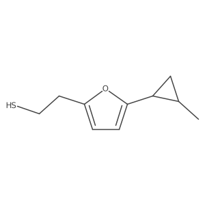 2-[5-(2-Methylcyclopropyl)furan-2-yl]ethane-1-thiol结构式
