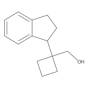 [1-(2,3-dihydro-1H-inden-1-yl)cyclobutyl]methanol Structure