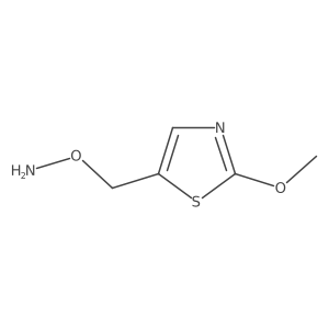 O-[(2-methoxy-1,3-thiazol-5-yl)methyl]hydroxylamine结构式