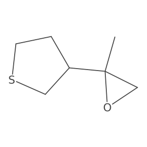 2-Methyl-2-(thiolan-3-yl)oxirane结构式
