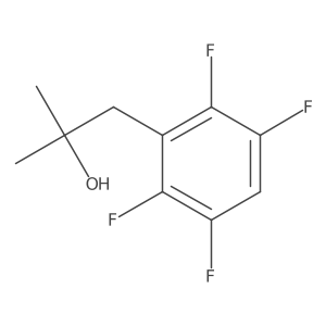 2-Methyl-1-(2,3,5,6-tetrafluorophenyl)propan-2-ol Structure