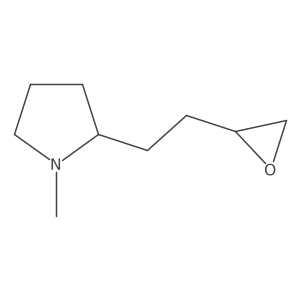 1-Methyl-2-[2-(oxiran-2-yl)ethyl]pyrrolidine结构式