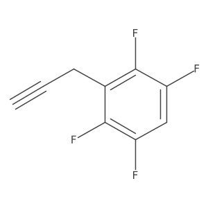 1,2,4,5-tetrafluoro-3-prop-2-ynyl-benzene结构式