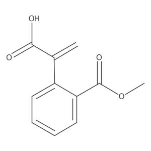 2-[2-(Methoxycarbonyl)phenyl]prop-2-enoic acid结构式
