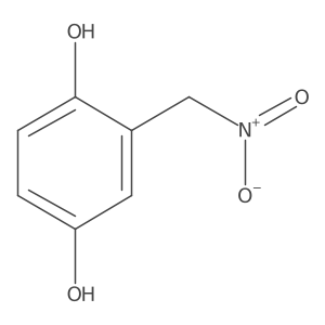 2-(Nitromethyl)benzene-1,4-diol Structure
