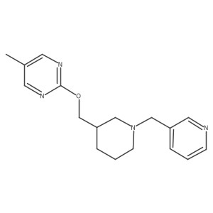 5-Methyl-2-[[1-(pyridin-3-ylmethyl)piperidin-3-yl]methoxy]pyrimidine结构式