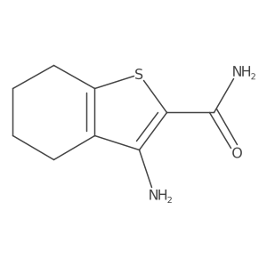 3-Amino-4,5,6,7-tetrahydrobenzo[B]thiophene-2-carboxamide Structure