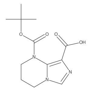 1-[(tert-butoxy)carbonyl]-1H,2H,3H,4H-imidazo[1,5-a]pyrimidine-8-carboxylic acid Structure