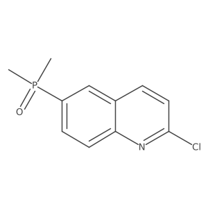 (2-Chloroquinolin-6-yl)dimethylphosphine oxide Structure