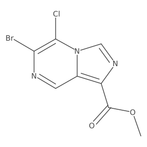 Methyl 6-bromo-5-chloroimidazo[1,5-a]pyrazine-1-carboxylate Structure