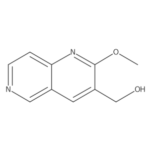 (2-Methoxy-1,6-naphthyridin-3-yl)methanol结构式