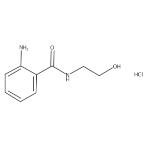 2-amino-N-(2-hydroxyethyl)benzamide hydrochloride结构式