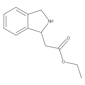ethyl 2-(2,3-dihydro-1H-isoindol-1-yl)acetate Structure
