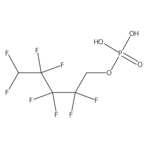 2,2,3,3,4,4,5,5-Octafluoropentyl dihydrogen phosphate结构式