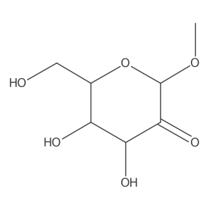 Methyl I+/--D-arabino-hexopyranosid-2-ulose Structure