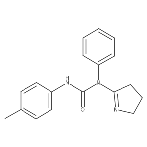 1-(3,4-dihydro-2H-pyrrol-5-yl)-1-phenyl-3-(p-tolyl)urea Structure