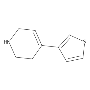 4-(Thiophen-3-yl)-1,2,3,6-tetrahydropyridine结构式