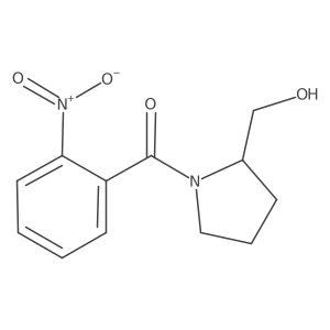 [1-(2-Nitrobenzoyl)pyrrolidin-2-yl]methanol结构式