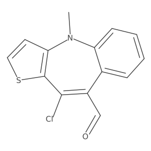 10-Chloro-4-methyl-4H-thieno[3,2-b][1]benzazepine-9-carboxaldehyde结构式